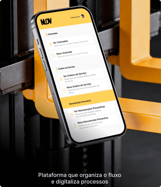Grupo MOV - Menu da plataforma