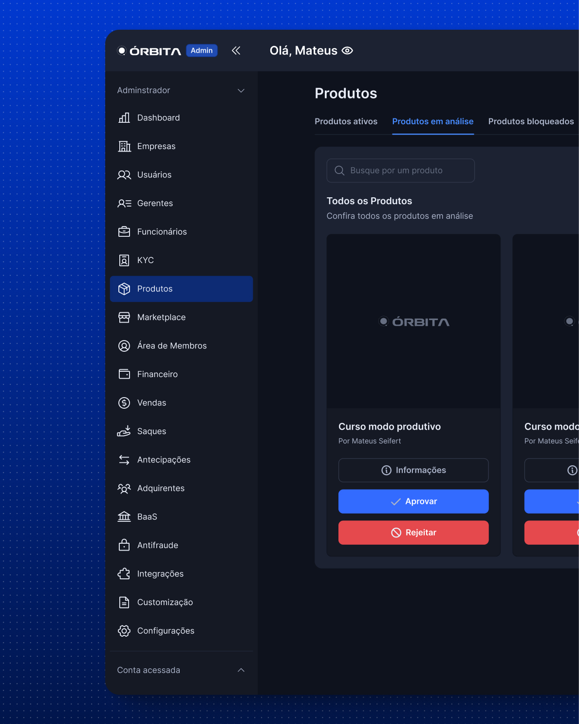 Órbita - Checkout Personalizável