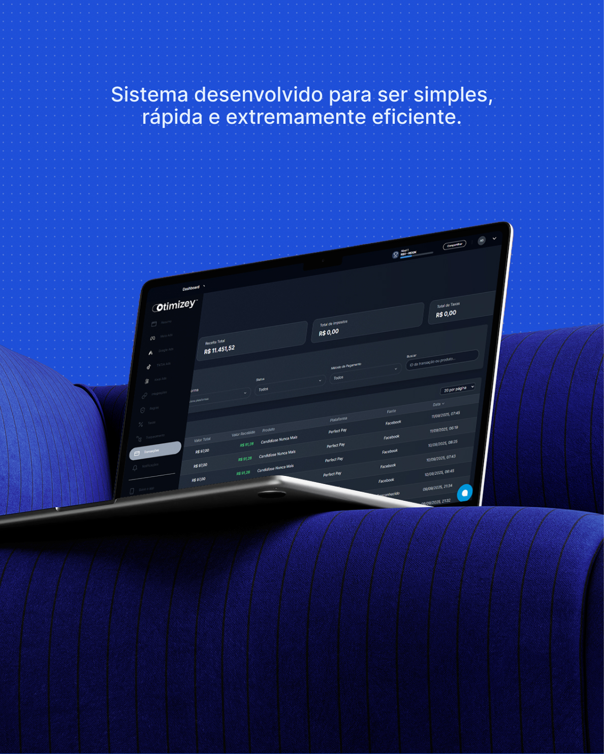 Otimizey - Dashboard de BI